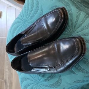 Magnanni 16923 Madrid Men's Shoes Black Nappa Leather Slip-On Loafers 9.5